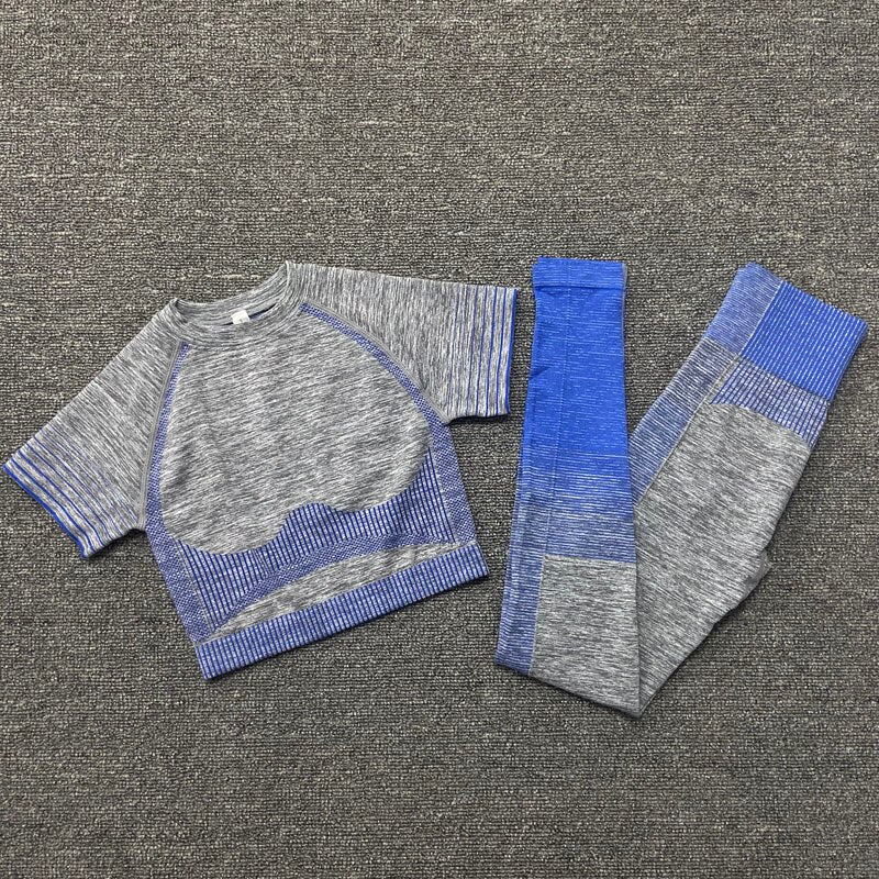 yoga suits women yoga set gym clothing Female Sport fitness suit Running Clothes yoga top yoga leggings women Seamless gym set