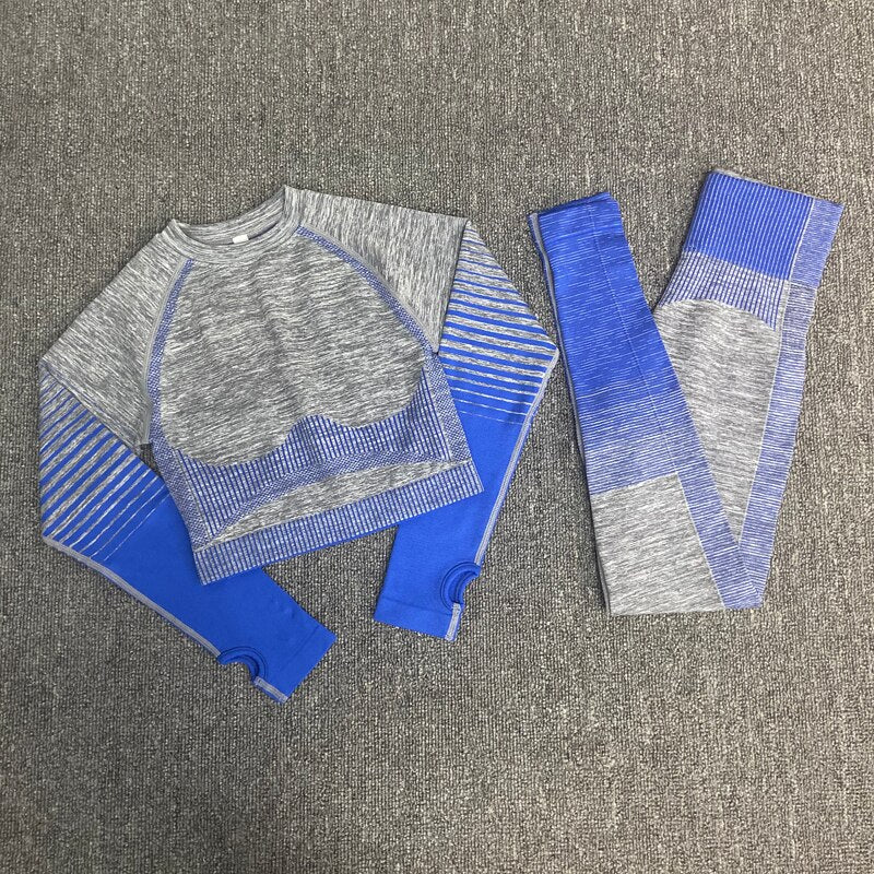 yoga suits women yoga set gym clothing Female Sport fitness suit Running Clothes yoga top yoga leggings women Seamless gym set