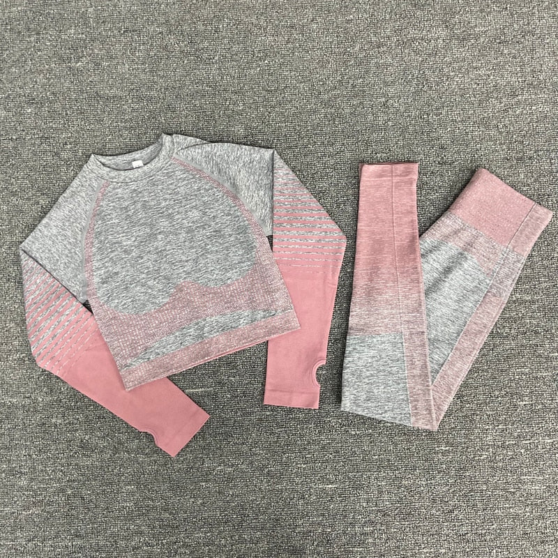 women yoga set gym clothing Female Sport fitness suit Running Clothes yoga top+ Leggings women Seamless gym yoga bra suits