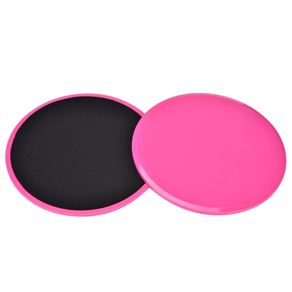 2Pcs Exercise Sliding Gliding Discs Yoga Fitness Abdominal Trainers Core Slider