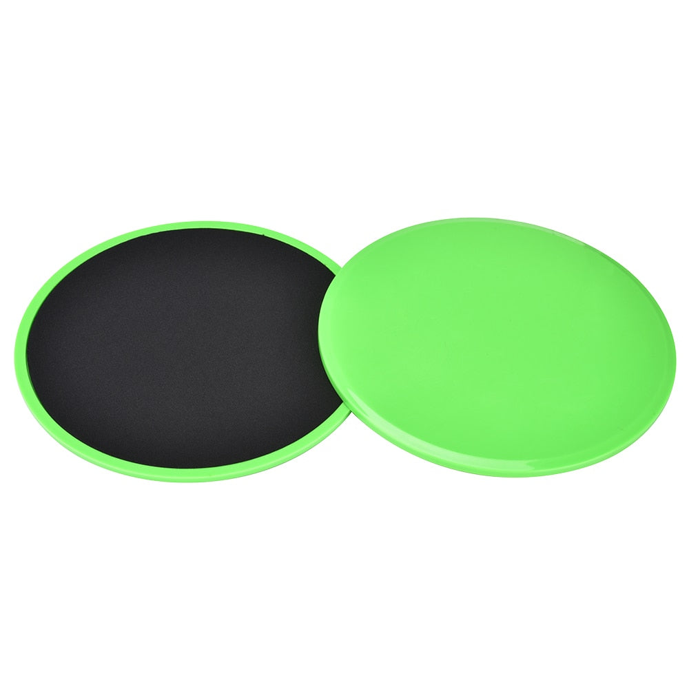 2Pcs Exercise Sliding Gliding Discs Yoga Fitness Abdominal Trainers Core Slider