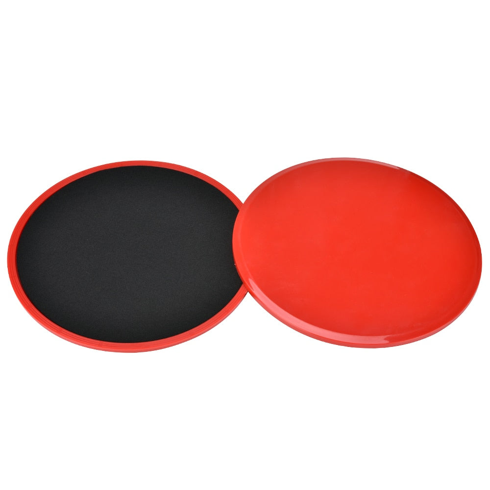 2Pcs Exercise Sliding Gliding Discs Yoga Fitness Abdominal Trainers Core Slider