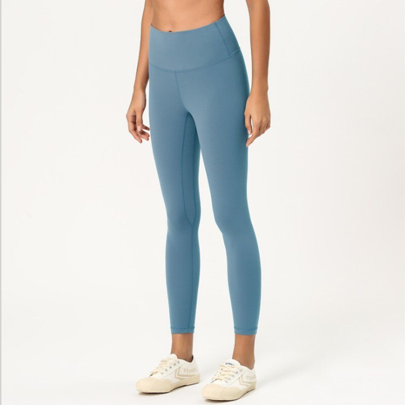Fitness Women Yoga Pants Leggings High Waist Push Up Peach Buttocks Breathable Nude Feeling Buttock Yoga Ladies Pants