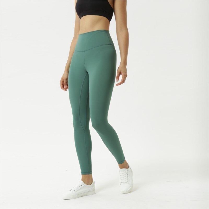 Fitness Women Yoga Pants Leggings High Waist Push Up Peach Buttocks Breathable Nude Feeling Buttock Yoga Ladies Pants