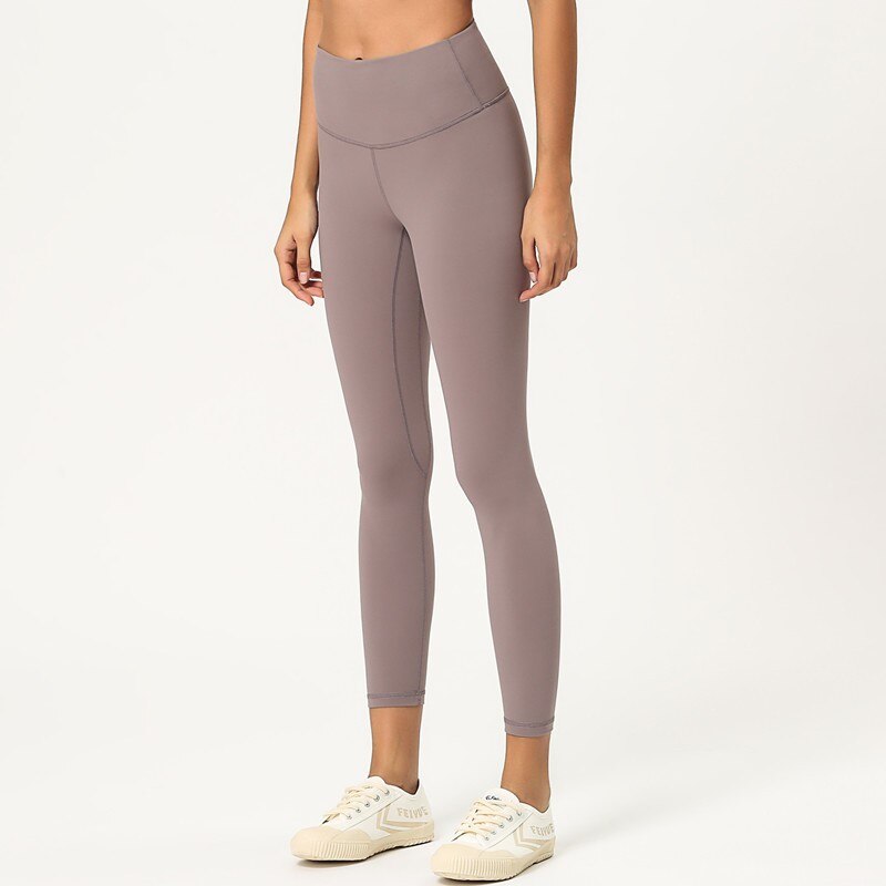 Fitness Women Yoga Pants Leggings High Waist Push Up Peach Buttocks Breathable Nude Feeling Buttock Yoga Ladies Pants