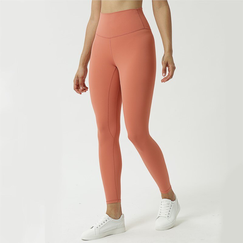 Fitness Women Yoga Pants Leggings High Waist Push Up Peach Buttocks Breathable Nude Feeling Buttock Yoga Ladies Pants
