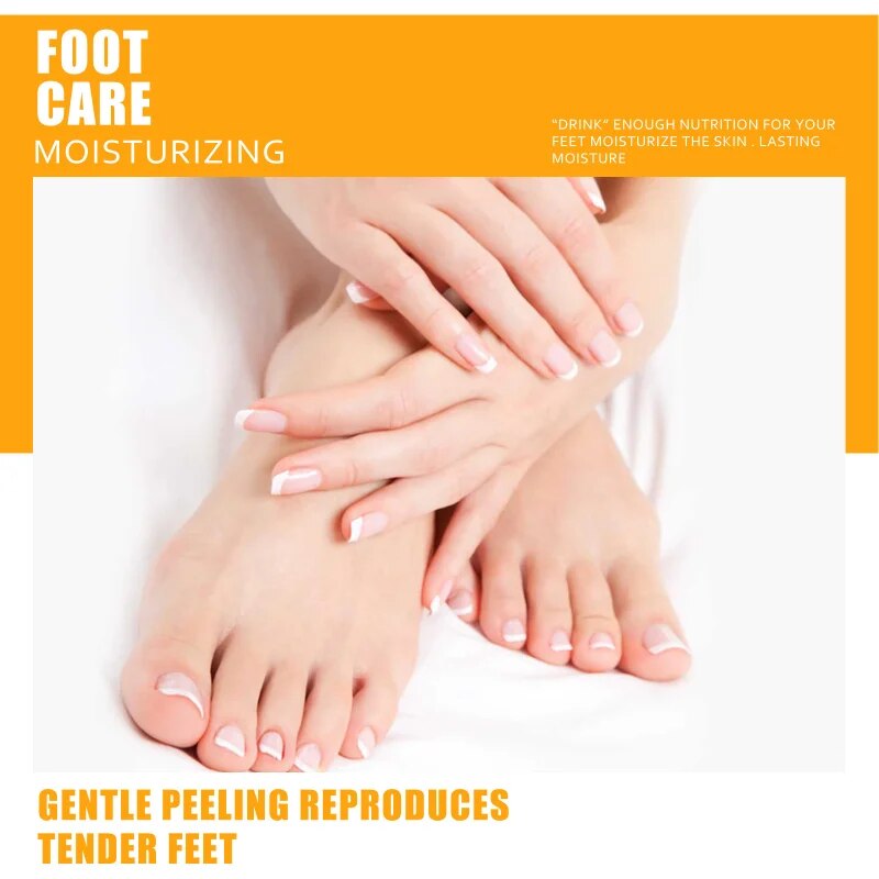 Foot Care Spray Citrus Heel Elbow Knee Exfoliating Anti-Drying Crack Peeling Removal Dead Skin Calluses Hand Feet Repair Liquid