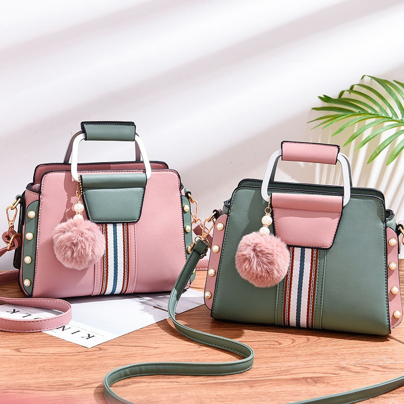 Student Hairball Bags For Women Pu Totes Bags 2020