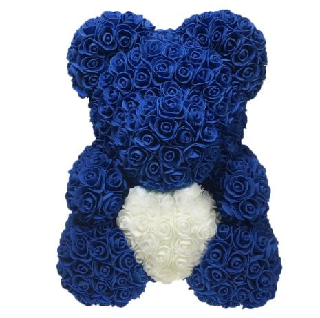 Rose Bear Heart Artificial Flower Rose Teddy Bear For Women Valentine' Gift