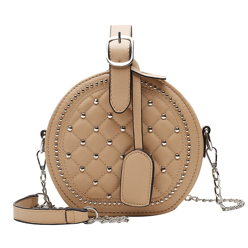 Crossbody Messenger Bags Ladies Round Bolsa