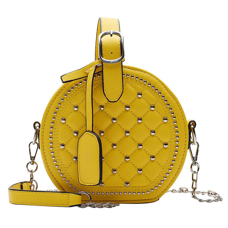 Crossbody Messenger Bags Ladies Round Bolsa
