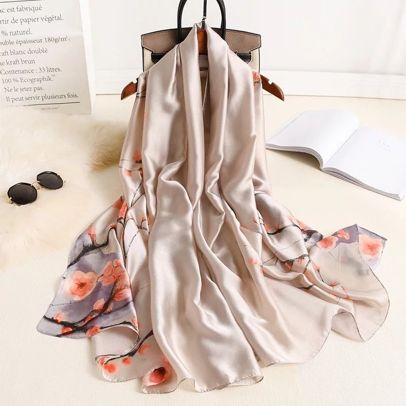 180*90cm Luxury Brand Women Scarf Summer