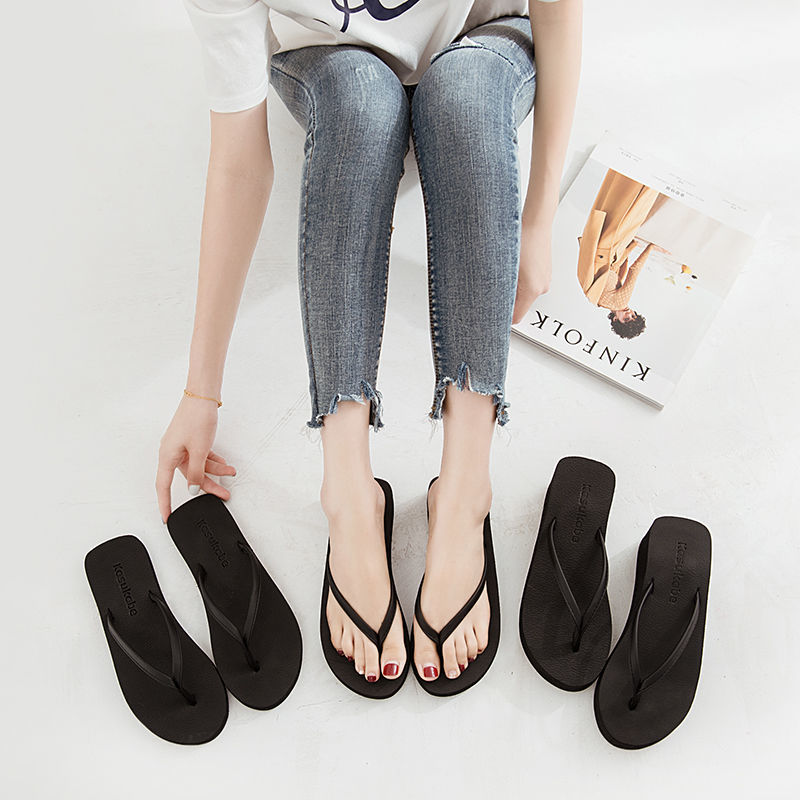 Flip Flops High-heeled Sandals Trends Beach