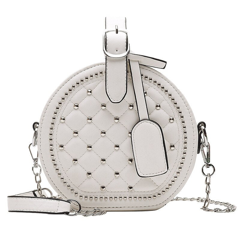 Crossbody Messenger Bags Ladies Round Bolsa