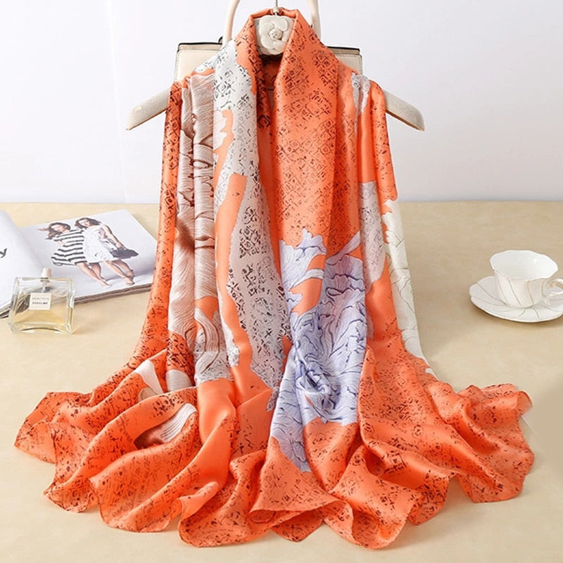 180*90cm Luxury Brand Women Scarf Summer