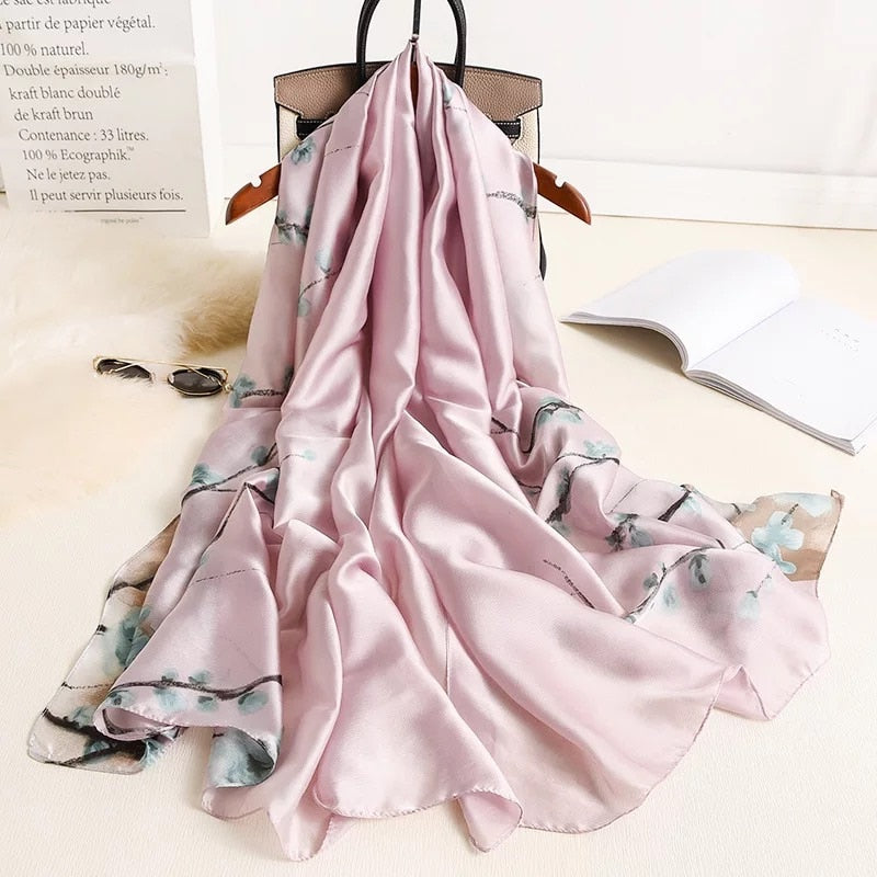 180*90cm Luxury Brand Women Scarf Summer