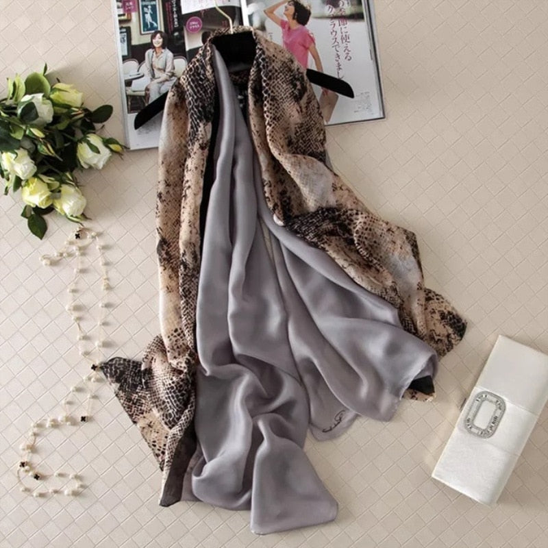 180*90cm Luxury Brand Women Scarf Summer