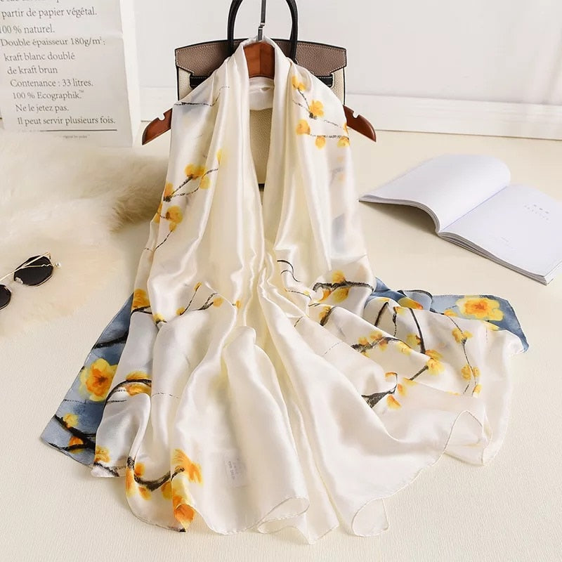 180*90cm Luxury Brand Women Scarf Summer