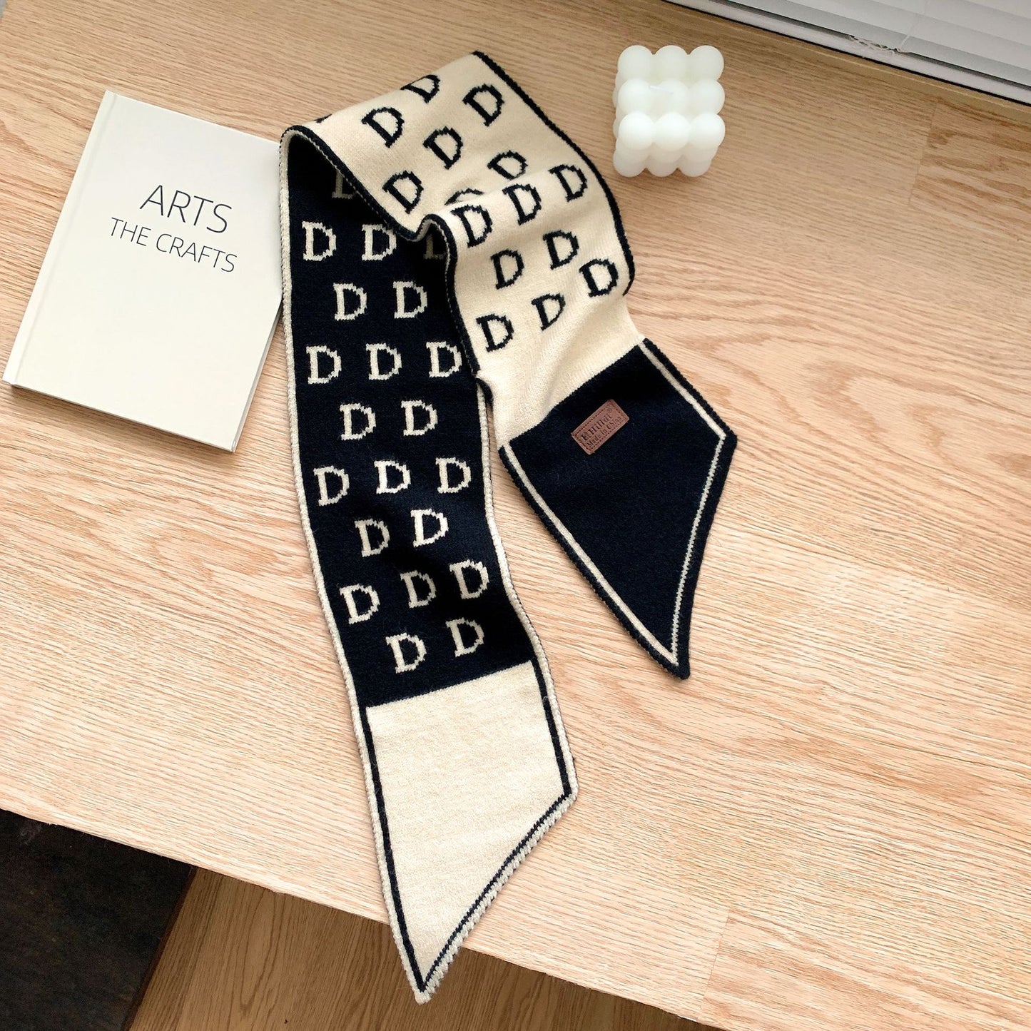 Knitted Scarf New Letter Luxury Brand Women Scarf