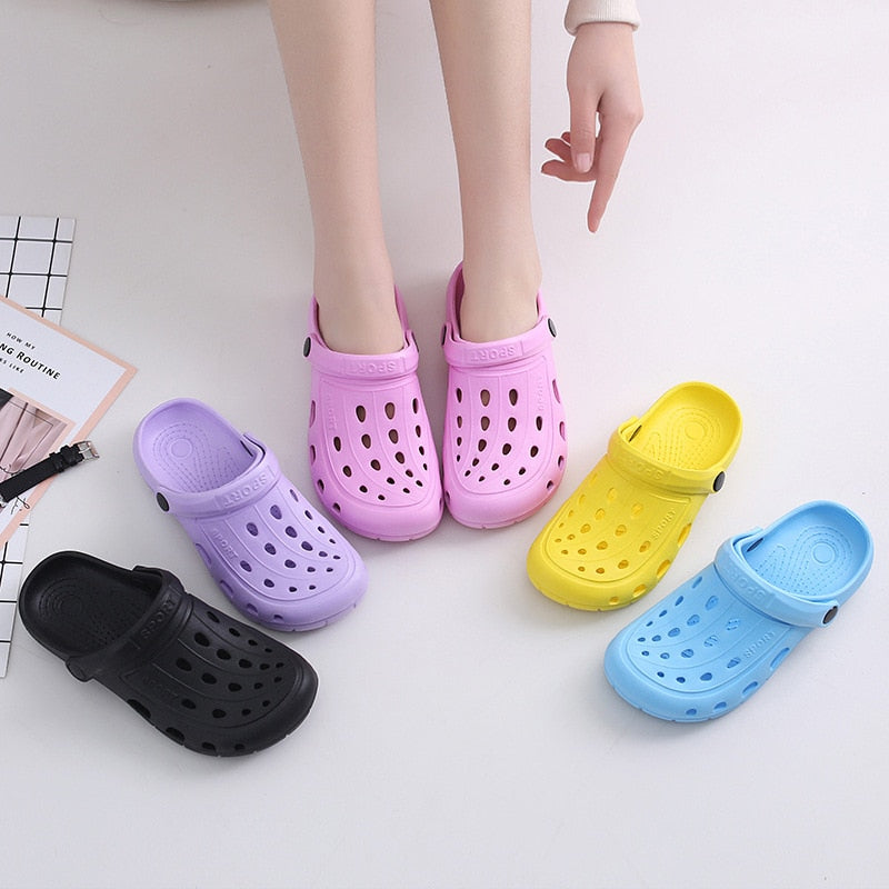 Summer Women Slippers Garden Shoes Unisex