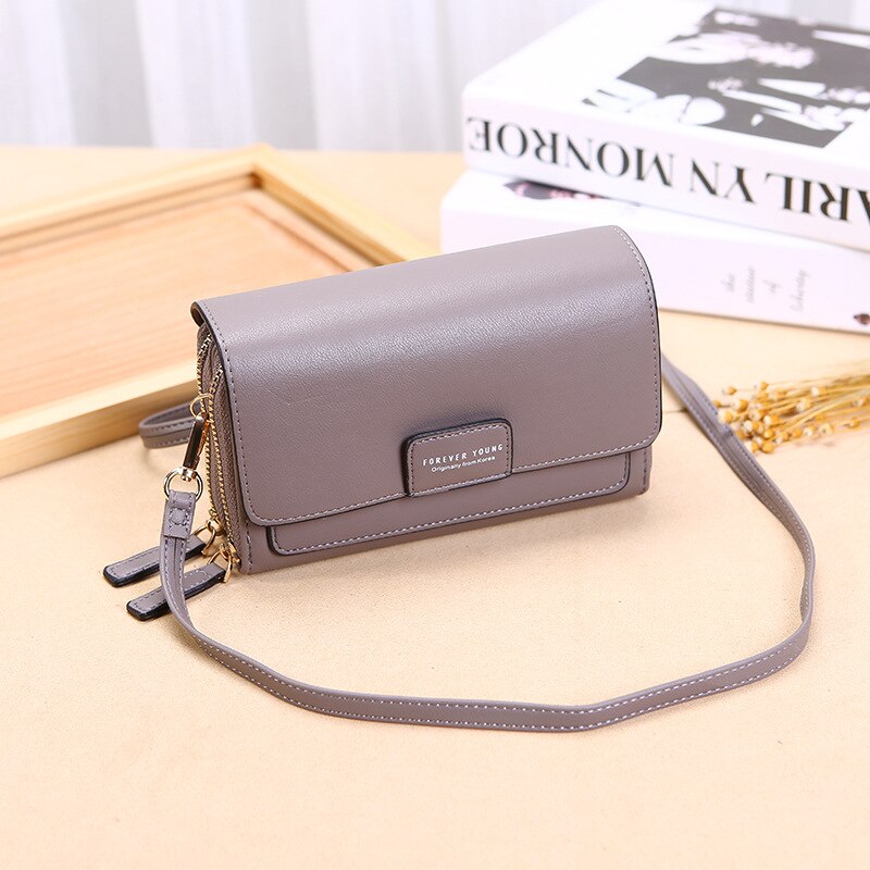Trend Brand Female Wallet New Shoulder Bag Women Crossbady Bag Luxury Designer PU Leather Ladies Handbags Purse Mobile Phone Bag