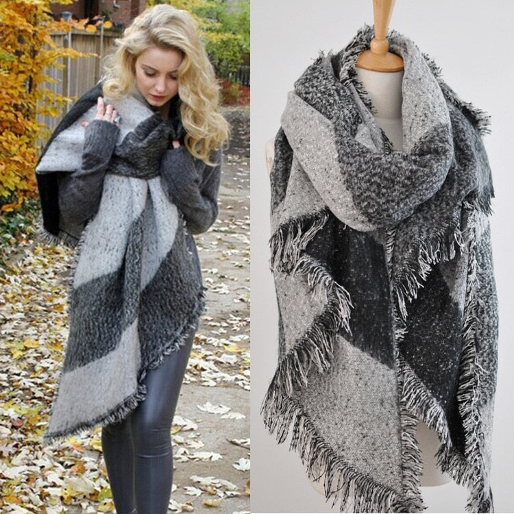 Fashion Pashmina Women Blanket Scarf Warm Winter