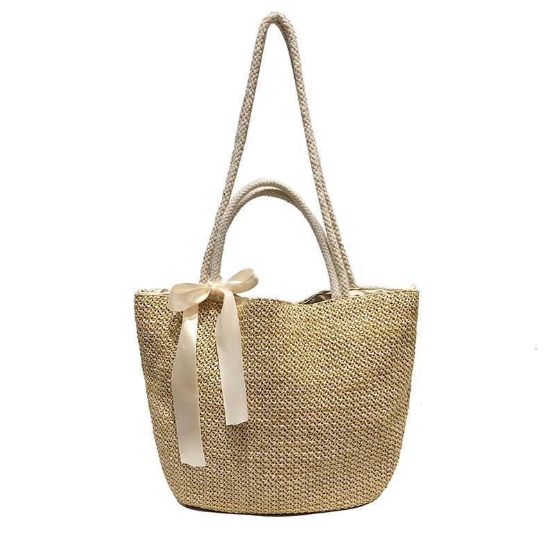 Fashion Rattan Woven Women Handbag Summer