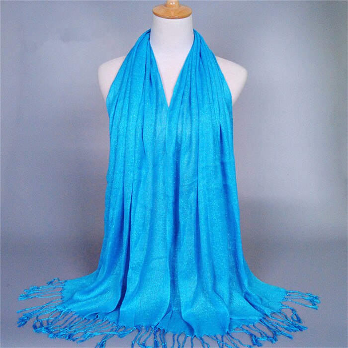 Winter New Scarf Print Solid Color Long Shawls