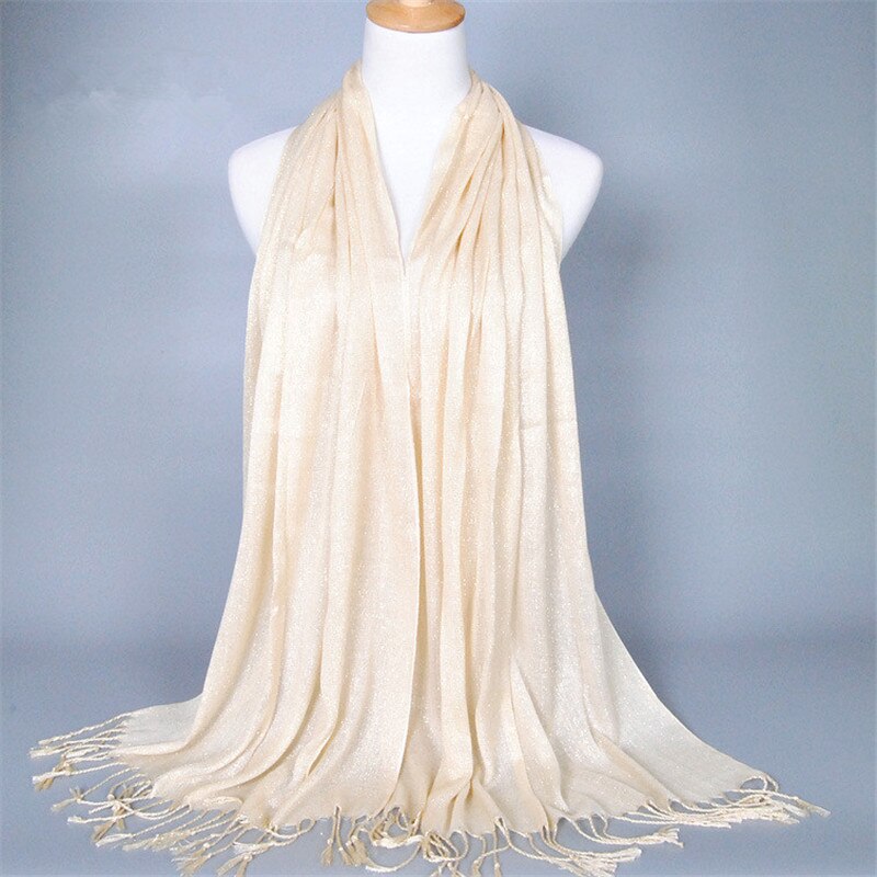 Winter New Scarf Print Solid Color Long Shawls