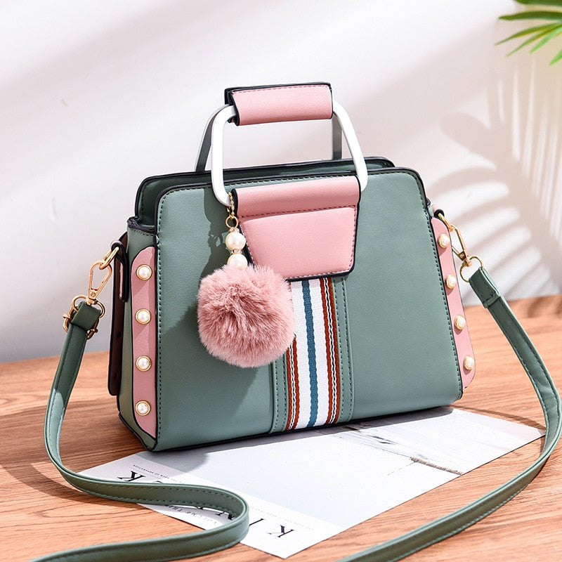 Student Hairball Bags For Women Pu Totes Bags 2020