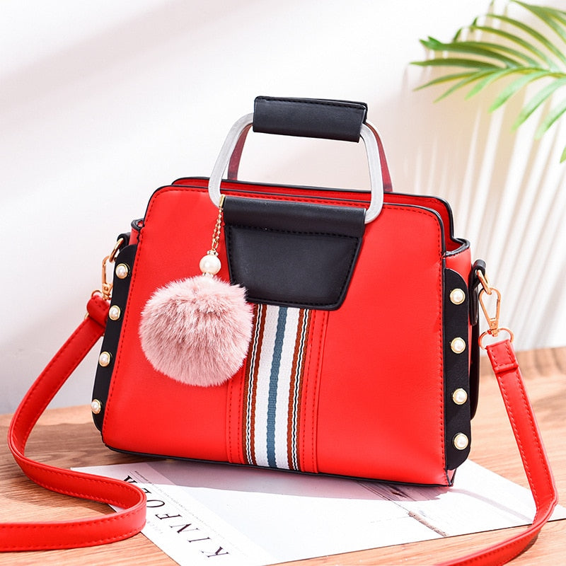 Student Hairball Bags For Women Pu Totes Bags 2020