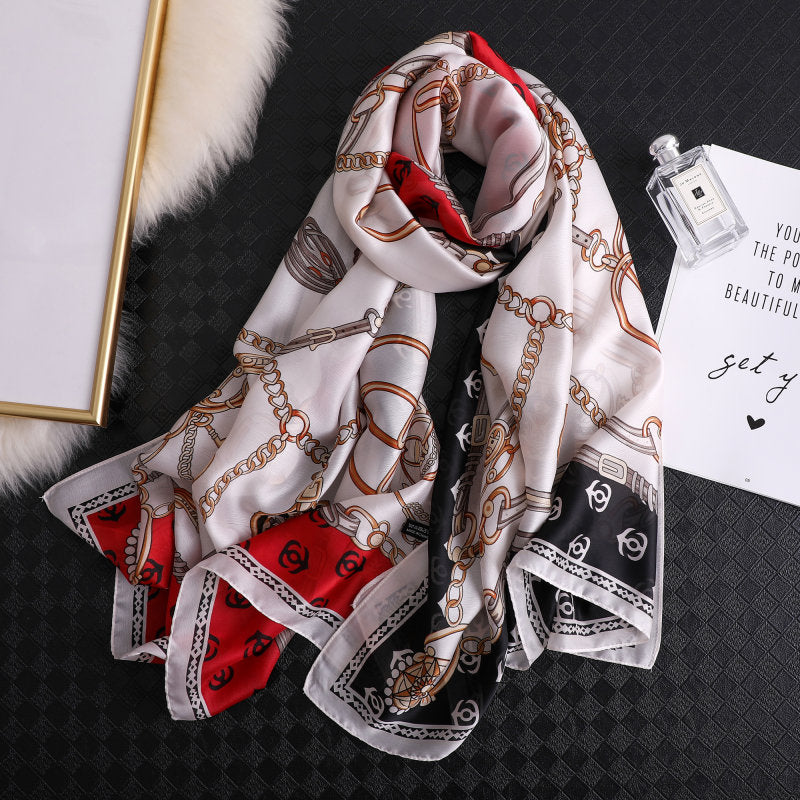 180*90cm Luxury Brand Women Scarf Summer