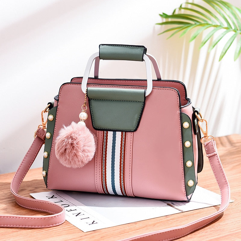 Student Hairball Bags For Women Pu Totes Bags 2020