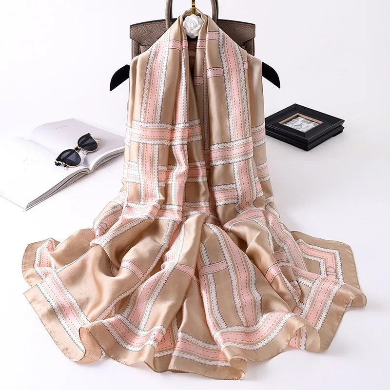 180*90cm Luxury Brand Women Scarf Summer