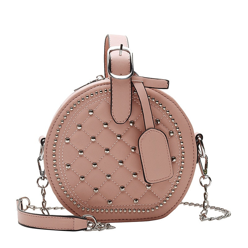 Crossbody Messenger Bags Ladies Round Bolsa