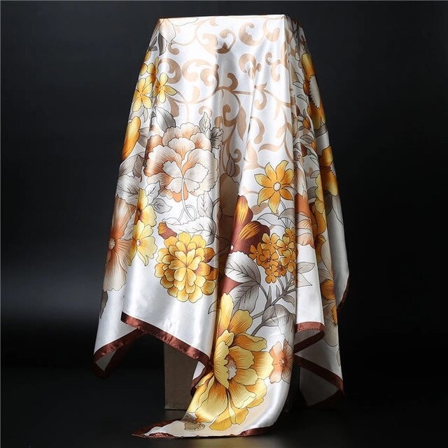 90*90cm Fashion Scarves for Women Hijab Scarf