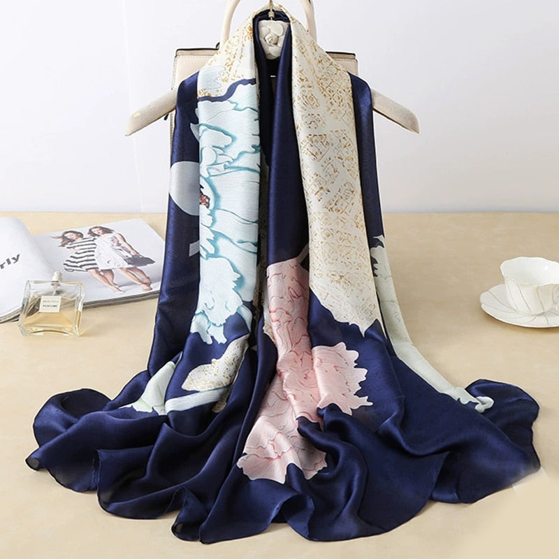 180*90cm Luxury Brand Women Scarf Summer