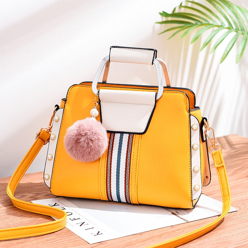 Student Hairball Bags For Women Pu Totes Bags 2020
