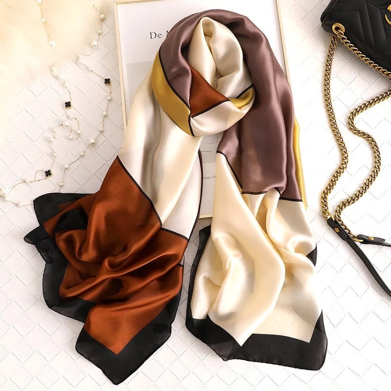 180*90cm Luxury Brand Women Scarf Summer