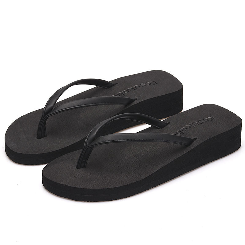 Flip Flops High-heeled Sandals Trends Beach