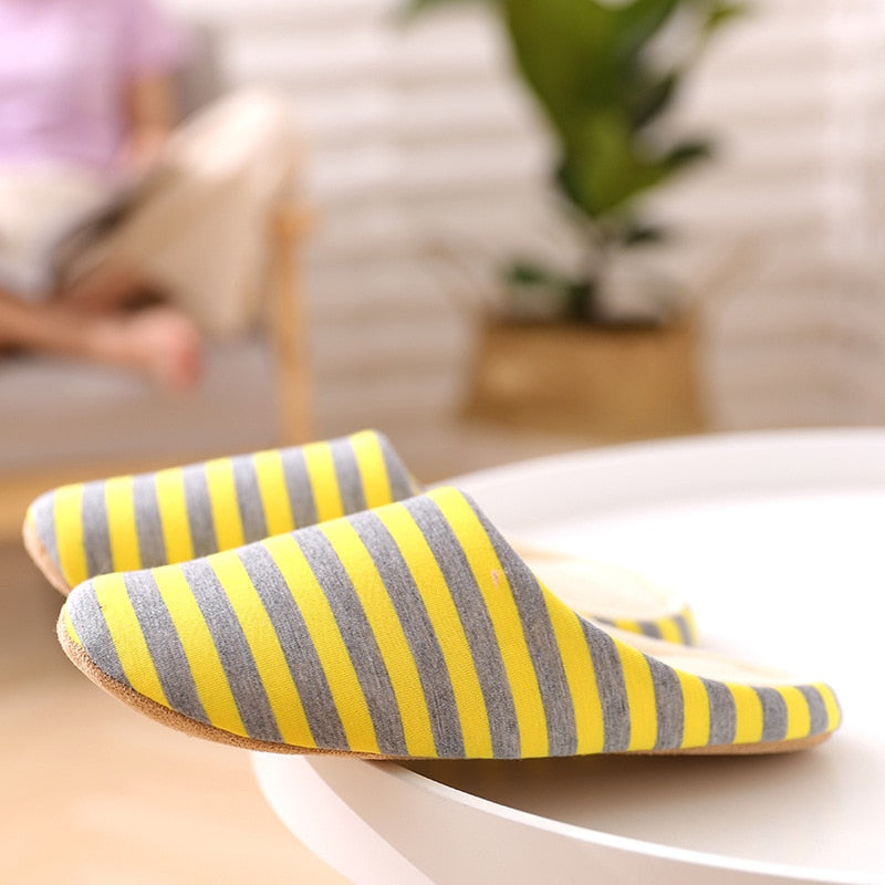 Women Slippers House Soft Home Cotton Slipper