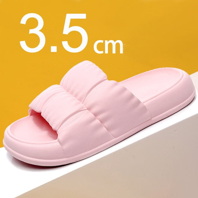 Soft Sole Cloud Slippers Summer Beach Thick