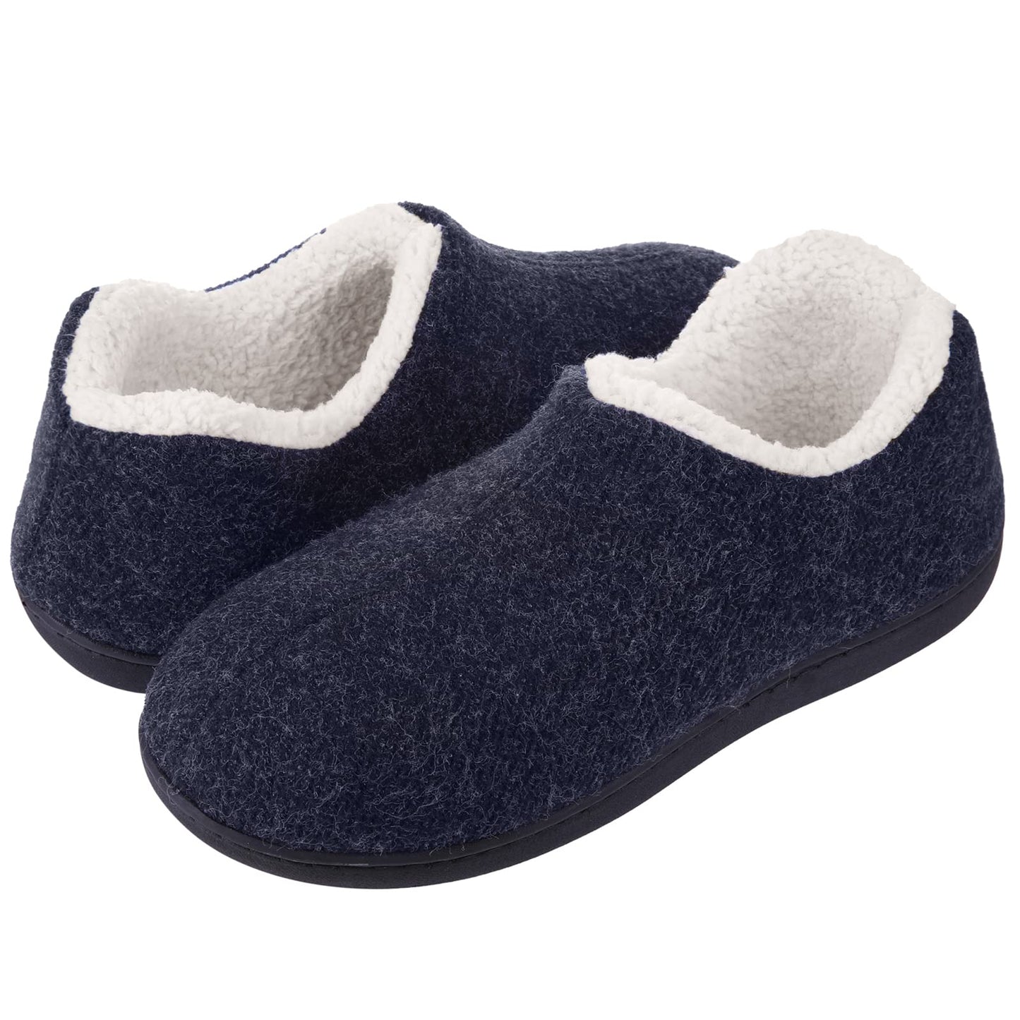 Comwarm Women Warm Cotton Slippers Autumn Winter Bedroom Fuzzy Slippers Female Soft Fluffy Casual Comfortable Indoor Home Shoes