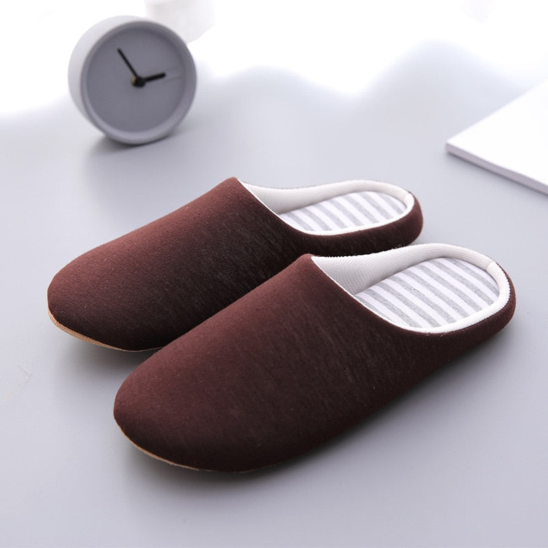 Women Slippers House Soft Home Cotton Slipper