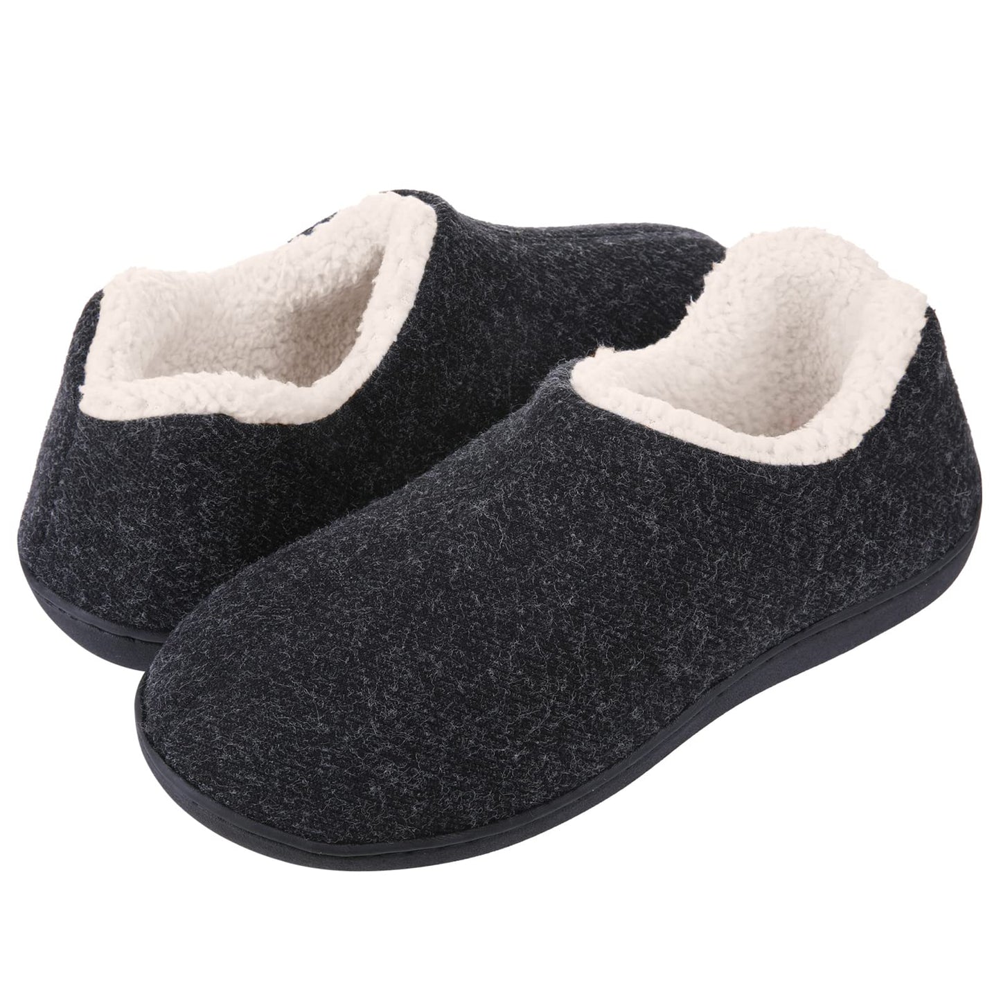 Comwarm Women Warm Cotton Slippers Autumn Winter Bedroom Fuzzy Slippers Female Soft Fluffy Casual Comfortable Indoor Home Shoes