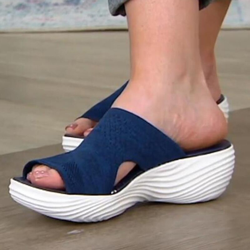 Women Casual Beach Slippers Orthopedic Stretch