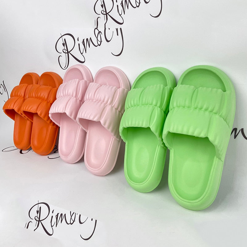 Soft Sole Cloud Slippers Summer Beach Thick