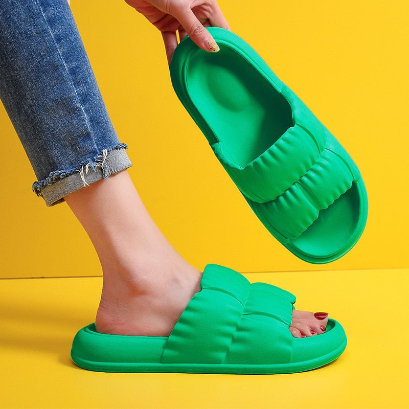 Soft Sole Cloud Slippers Summer Beach Thick