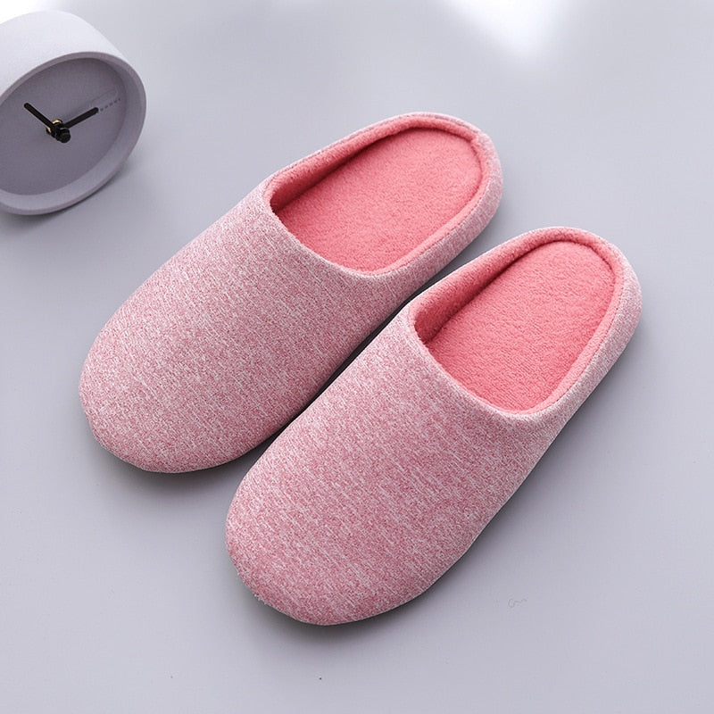 Women Slippers House Soft Home Cotton Slipper