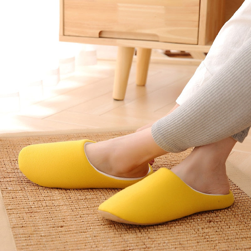Women Slippers House Soft Home Cotton Slipper